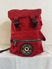Vintage 90s Red Kipling backpack with adjusta...