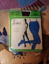 Vintage Pantyhose New Old Stock NOS Lerner Brown Medium Opaque Ephemera