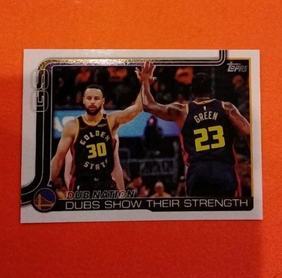 2025-26 Topps - Checklist Stephen Curry, Draymond Green #291 Season Tip-Off