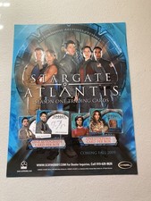 Rittenhouse Stargate Atlantis Season 1 Sell Sheet 8 1/2 X 11 Mini Poster