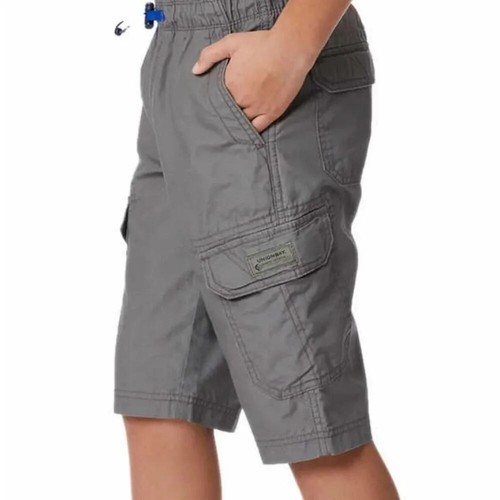 Unionbay Boys Cargo Gray Lightweight Elastic pockets Shorts XS NWT - Picture 5 of 8
