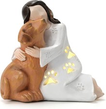 INLOMEM Dog Memorial Gifts for Loss of Dog, Pet Memorial Gifts, Hand-Sculpted...