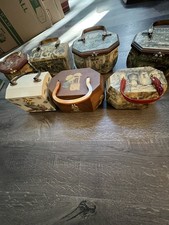 Vintage Wood Box Purses Handbags Lot 7. 5 Anton Pilck  2 Decoupage Holly Hobby