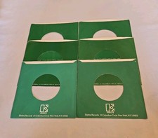 45 RPM 7" RECORD SLEEVES CO. SLEEVE 6 PACK SEE PHOTO Elektra Records SLV391 