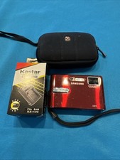Samsung i85 Digital Camera Red tested and working bundle