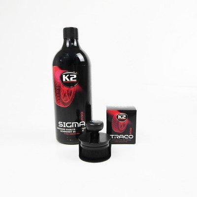 K2 SIGMA PRO D1101 Reifenpflege 1L + Applikatorbürste TRACO PRO D7040