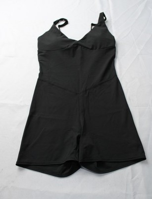 Fabletics Women's PureLuxe TLC Smooth Short Jumpsuit ZG3 Black Medium NWT