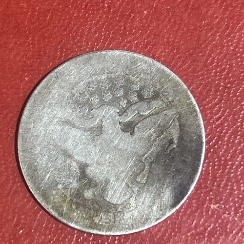 O Silver Barber Quarter 25C- New Orleans, Heavily Worn No Date