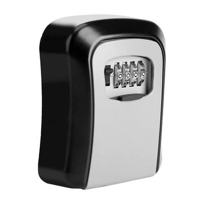 4 Digit Key Safe Security Storage Lock Box Kombination Wandhalterung Organizer