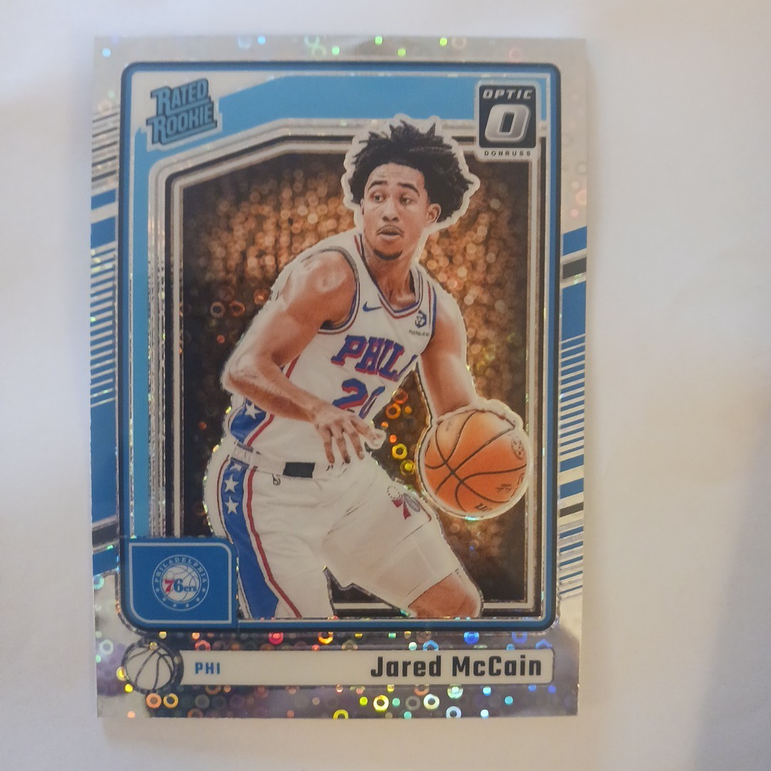 2024-25 Panini Donruss Optic - Rated Rookie Jared McCain #270 Fast Break Holo...