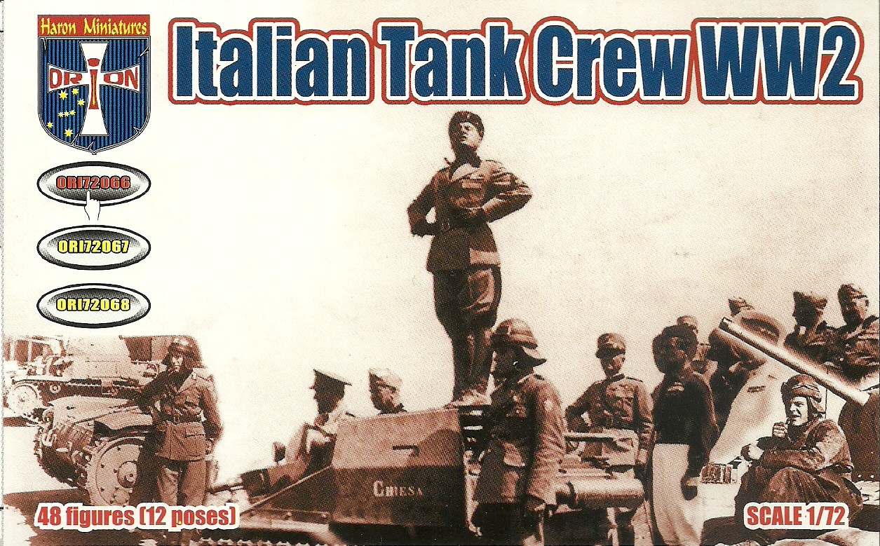 Orion 1/72 WW2 Italian Tank Crew