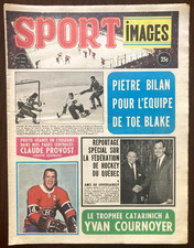 SPORT IMAGES NOV. 1967 BERNARD PARENT POSTER CLAUDE PROVOST 15''x 23''