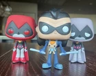 Funko Pop Lit Of 3 - Raven (Light Purple & Red) & Robin Baby - Teen Titans Go!