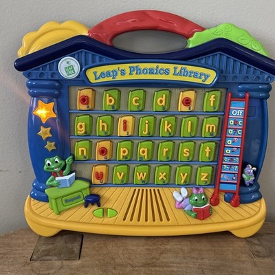 LeapFrog Leap's Phonics Library Learning System Tested & Working 2003 Electronic