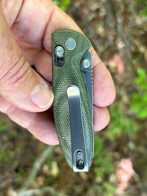 ESEE Knives Expat Medellin II Folder S35VN Green Micarta First