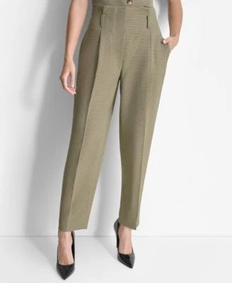 DKNY Womens High-Rise Slim-Leg Ank Blck 755403428929 12 RT $109.0