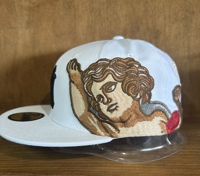 Jon Stan X New Era 59 Fifty New York Yankees White Fitted Hat Size