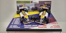 2 CAR SET 1/43 Minichamps WILLIAMS HONDA FW11 MANSELL PIQUET 1986 WORLD CHAMPION