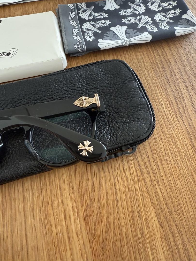 【CHROME HEARTS】クロムハ―ツ PETER ARNEL BK-18KGP メガネ s-l400.jpg