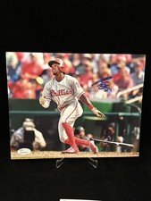 Roman Quinn Autographed Signed 8x10 Photo MLB Phillies Rays Rockies JSA COA