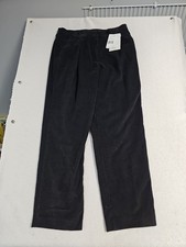 Vintage Liz Claiborne LizSport Pleated High Waisted Corduroy Pants Size 16 P New