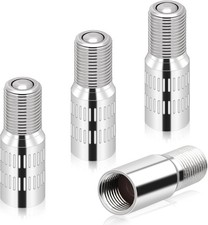 4 Pcs Valve Caps Stem Extension 27mm Tire Valve Extenders Brass Tire Stem 4 Pcs Valve Caps Stem Extension 27mm Tire Valve Extenders Brass Tire Stem