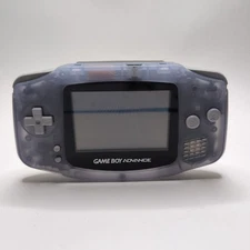 Game Boy Advance Console (AGB-001 / Milky Blue) Tested Working No Battery Cover