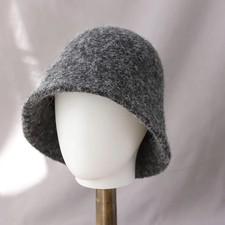 Thick Wool Bucket Hat Vintage Fisherman Cap Warm Soft Stylish Versatile Design