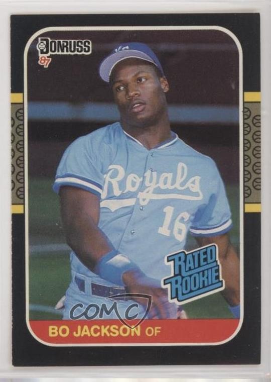1987 Donruss Rated Rookie Bo Jackson #35 Rookie RC