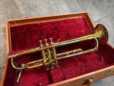 Getzen Super Deluxe Tone Balanced Trumpet Elkhorn WI ser#54832 in