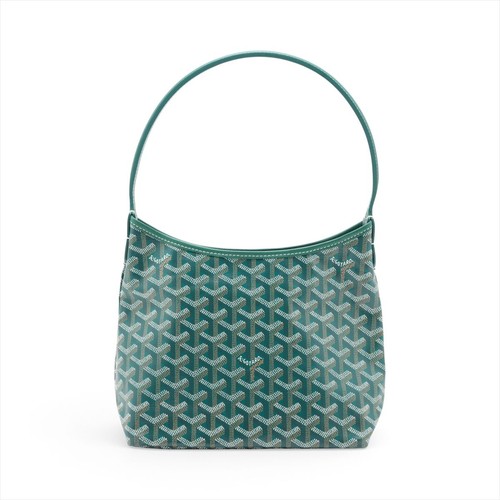 Goyard Boehme Mini Shoulder Bag PVC / Leather Green Unisex #ALB9162