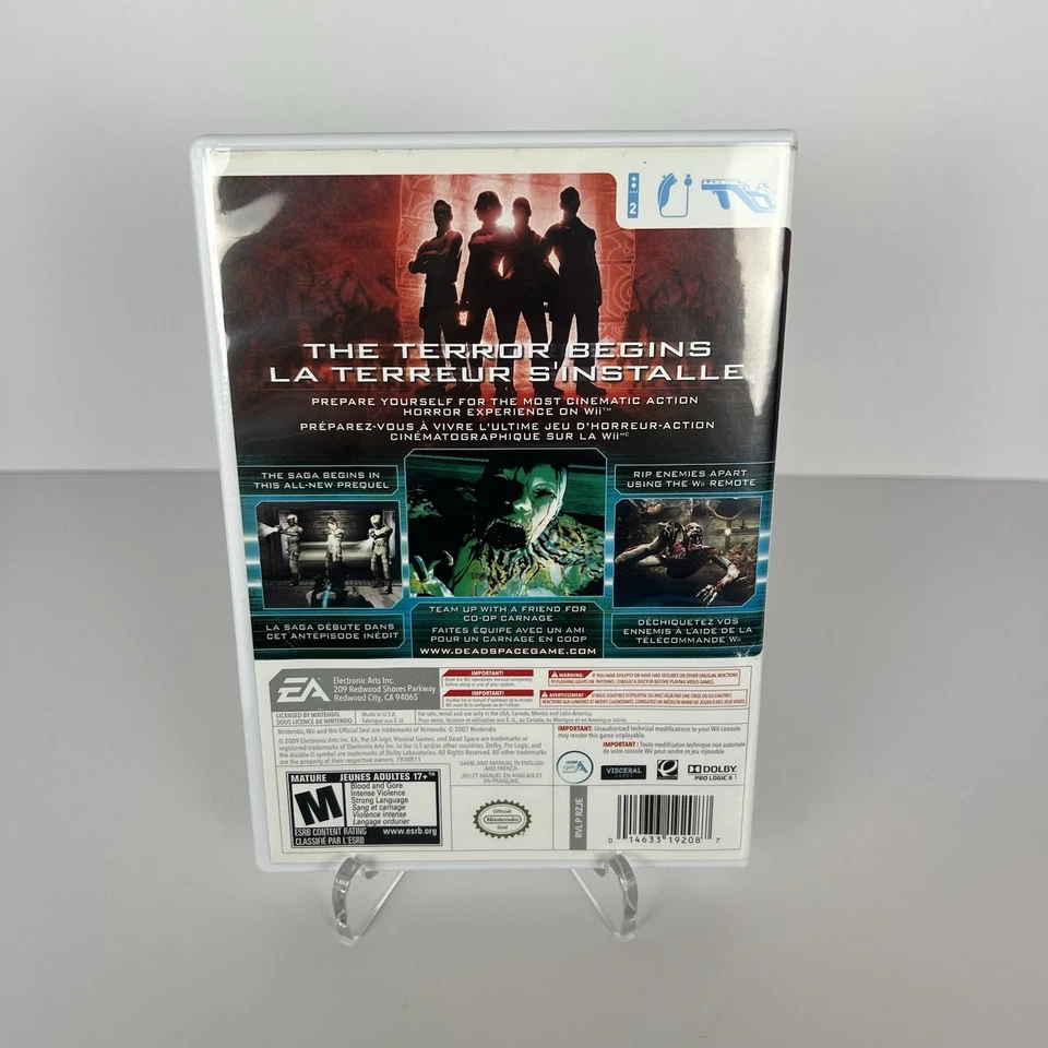 Dead Space: Extraction (Nintendo Wii, 2009) Complete CIB - Image 2 of 4
