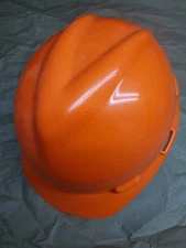 Orange MSA Safety Hard Hat Type 1 Class E Protective Helmet Free Shipping 
