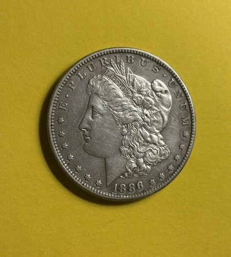 1886-S Morgan Silver Dollar - San Francisco - 90% Silver-XF+ Details -Cleaned