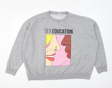 Womens UK Size XL Primark Grey Pullover Sweatshirt