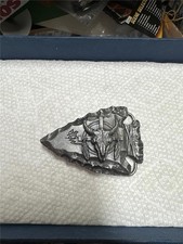 Vintage Siskiyou Arrowhead Belt Buckle W. Steer Skull