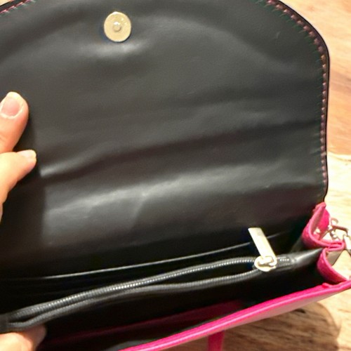 Hot Pink Studed Crossbody Purse - Picture 3 of 3