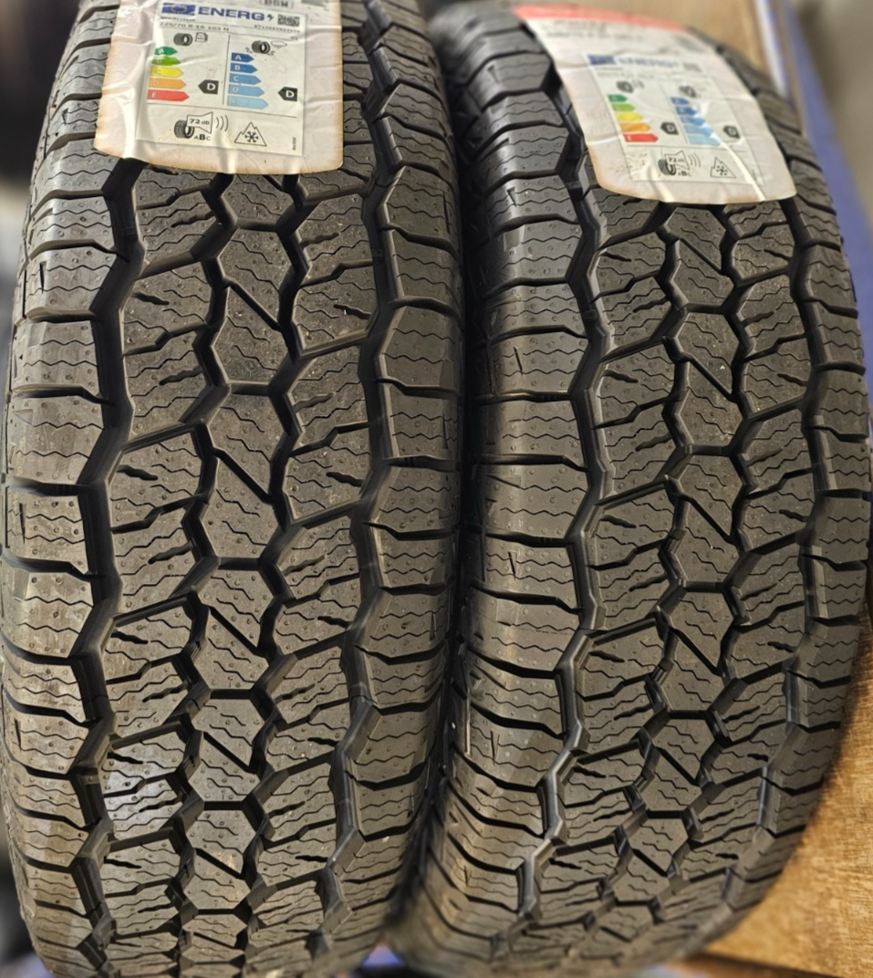 2X NEW VREDESTEIN PINZA 235/75 R15 109T 4X4 SUV A/T TYRES 235 75