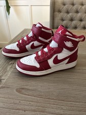 Air Jordan 1 Retro High OG Artisanal Red GS 6 y White FD1437 160