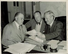 1940 Press Photo Senators Warren Austin, Robert Reynolds, Morris Sheppard in DC