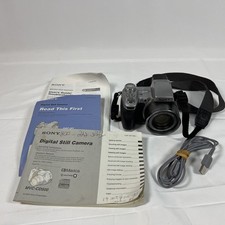 Retro Sony Cyber-shot DSC-H1 Compact Digital Bridge Camera 5.1MP W Strap Tested