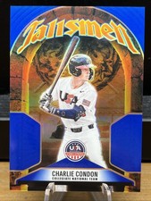 2026 Panini USA Stars And Stripes Charlie Condon Talismen #23 BLUE Prizm /99