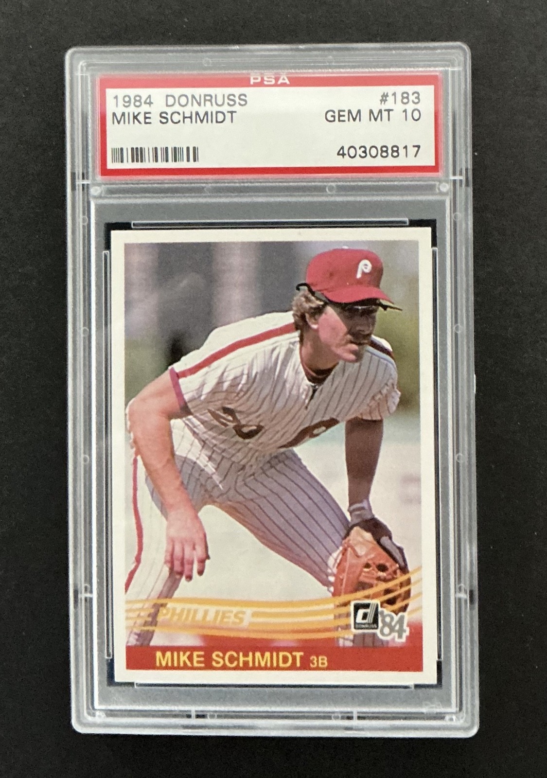 1984 Donruss Mike Schmidt #183 PSA 10