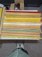 wooden advertising yardsticks, lot of 100
