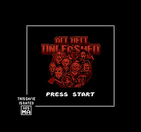 All Hell Unleashed v6.66 - NES Horror Halloween Video Game Cartridge