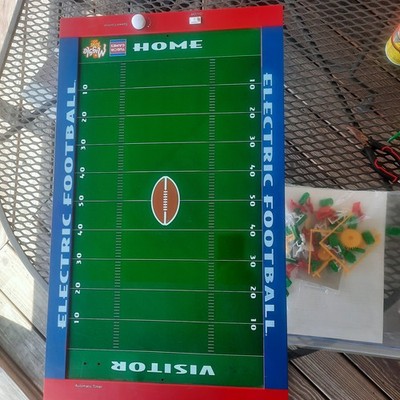 Stats Arcade Portable Electric Football Game 13.5 x 24.5, Metal Playing Field