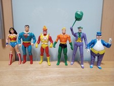 Vintage 1984 Kenner DC Super Powers Lot FIRESTORM JOKER AQUAMAN PENGUIN & more
