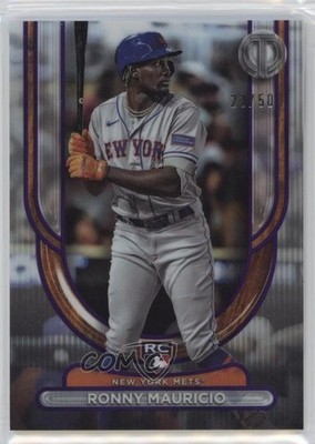 2024 Topps Tribute 2024 Rookies Purple /50 Ronny Mauricio #98 Rookie RC p8v