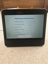 Meta Facebook Portal 10.1 Smart Display Black 1st Gen Tested Working W/ Box
