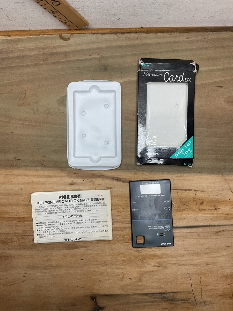 METRONOMO CARD M-38 PICK BOY NAKANO by SEIKO TOKIO JAPAN Needs